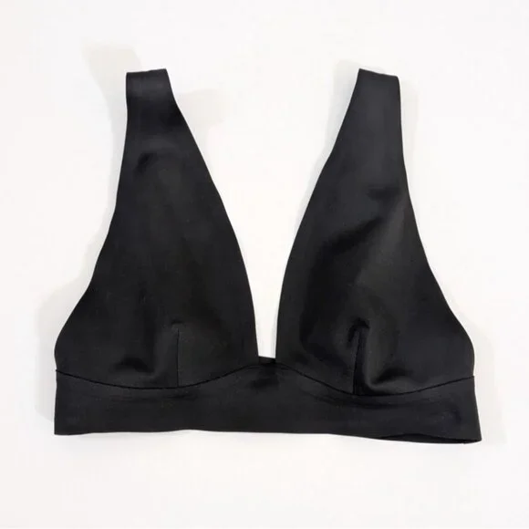 Intimately Free People Bralette Top Black Triangle Adjustable Womens Size Small - Picture 1 of 8